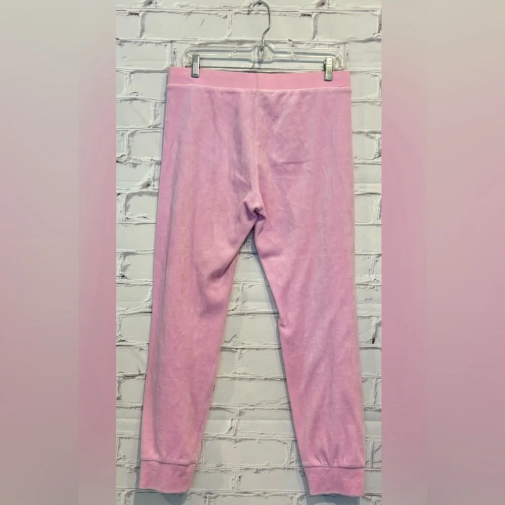 Juicy Couture's Pink Velour J Bling Tracksuit - Médium Bottoms